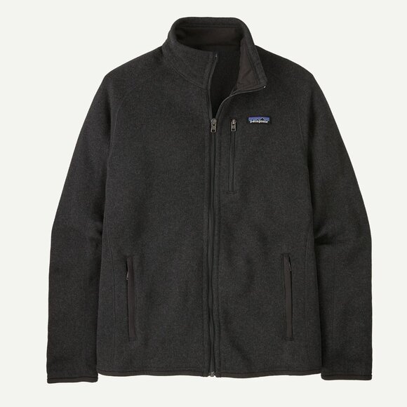 Patagonia Other - Patagonia New Better Sweater Fleece Jacket Full-Zip Men XL Black w/ Logo